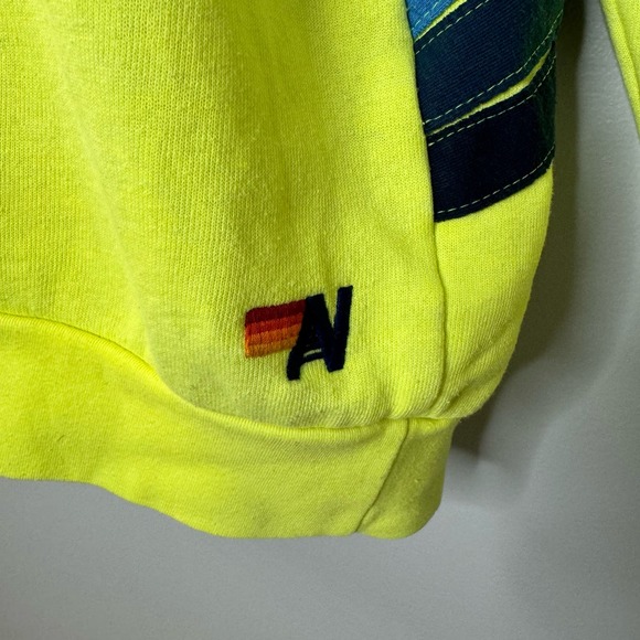 Aviator Nation Crew Neck Embroidered Mountain Stitch Sweatshirt - Picture 8 of 12